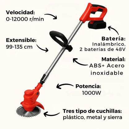 Guadaña TurboBlade™ – con Batería Extra + Regalos